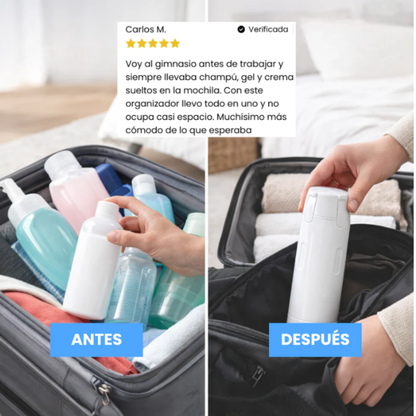 Fillgo | Kit Dispensador de Viaje 4 en 1