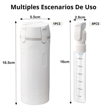 Fillgo | Kit Dispensador de Viaje 4 en 1
