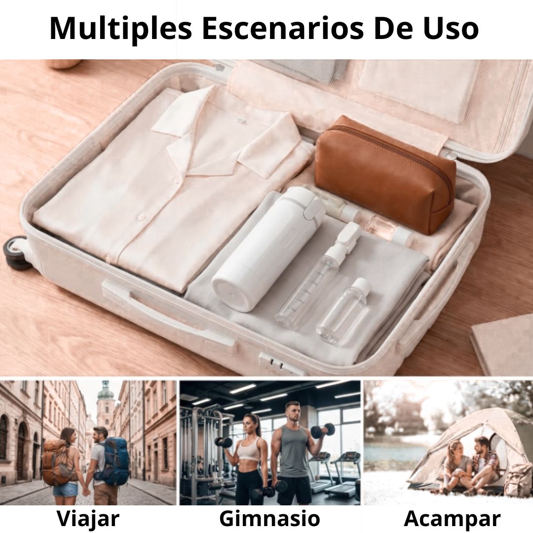 Fillgo | Kit Dispensador de Viaje 4 en 1