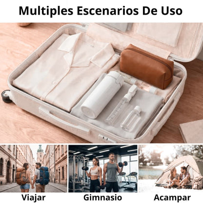 Fillgo | Kit Dispensador de Viaje 4 en 1