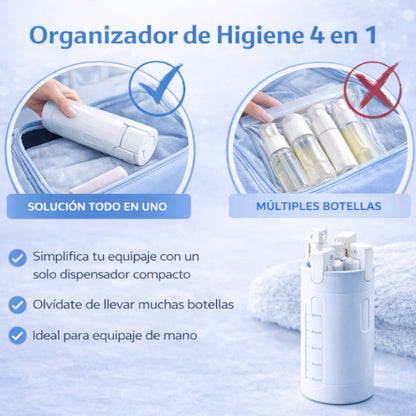 Fillgo | Kit Dispensador de Viaje 4 en 1